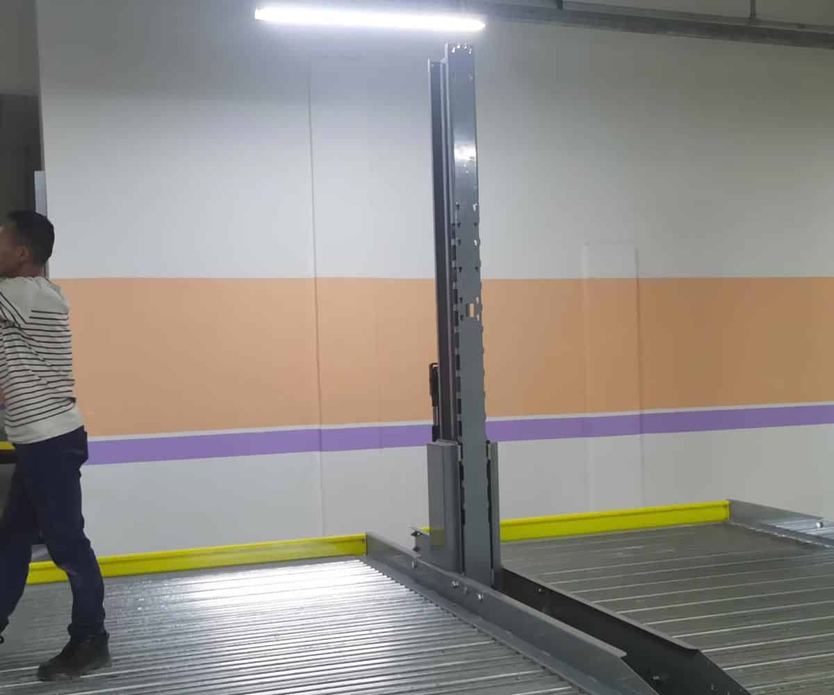 升降橫移式機械式立體停車設備二手